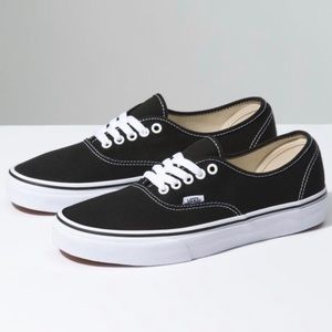 Authentic Black Vans